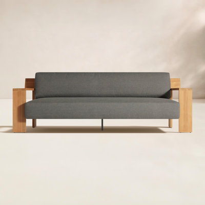 Ridge 92" Teak Patio Sofa