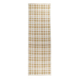Tattersall Khaki Handwoven Indoor/Outdoor Rug