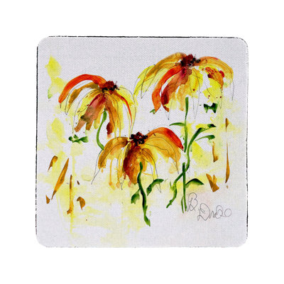 Sous-verre à fleurs