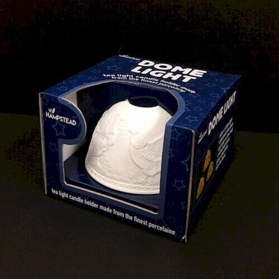 Photophore de table en porcelaine 4 po