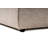 Elegant Corner Sofa with Pouffe, Sand Beige, 137.8 x 25.6 x 74.8 inches | 100% Hornbeam Frame, 100% Linen Upholstery, 32 DNS Foam for Comfort | Modern Design for Living Rooms, Durable Plastic Legs