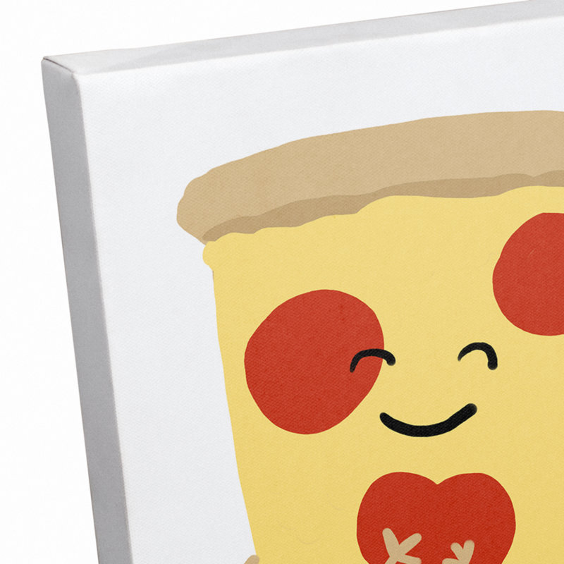Dernier slice de pizza Mccollough, H 12 po x l 12 po x P 1,25 po