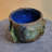 Sapphire Fracture Sculptural Vessel (Accent Vase) – Pal Tiya Series – 4.5″ H × 5″ W