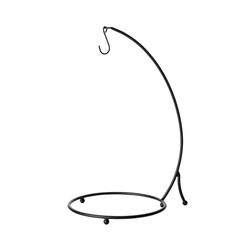 Black Iron 2-Tier Basket with Banana Hook