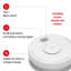 OneConcept Wall Mounted Smoke Detector