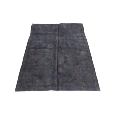 3'5 x 4'10 Puleo Blue Gray Rug