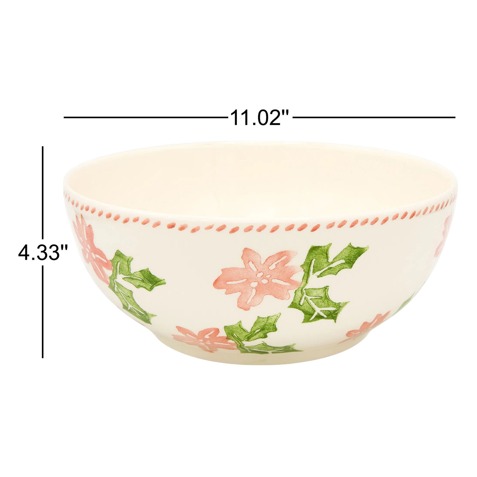 Natal Ceramic Serving Bowl