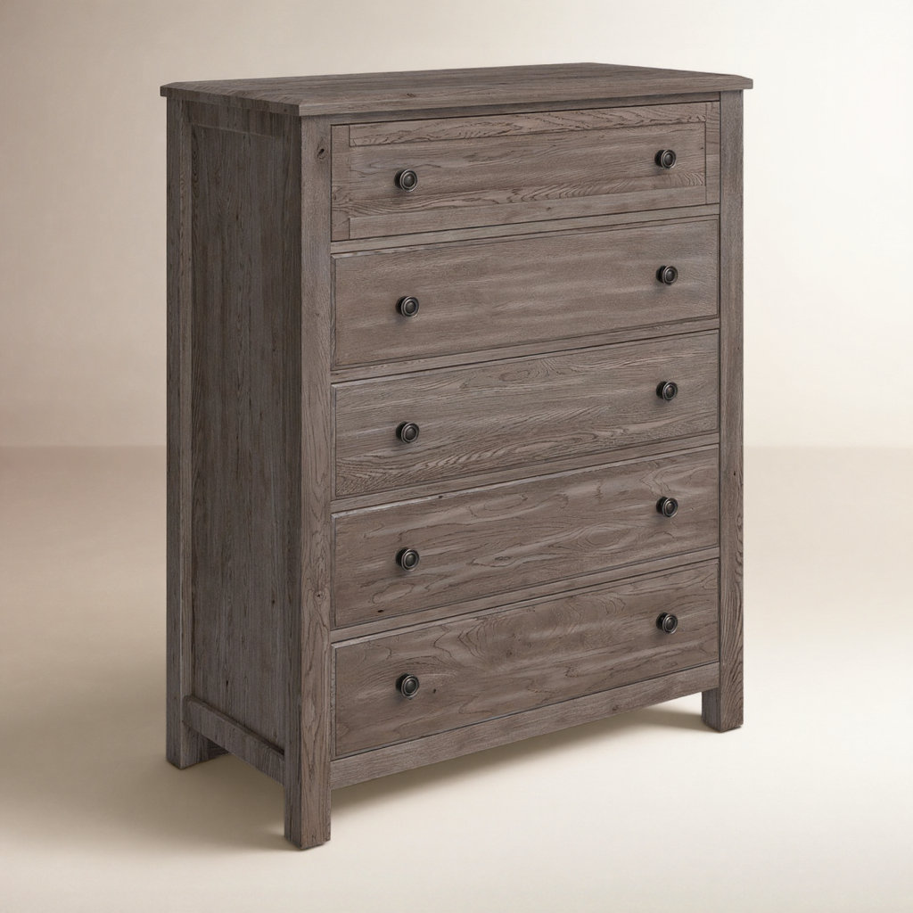 Lewin 5-Drawer Chest, Driftwood Gray