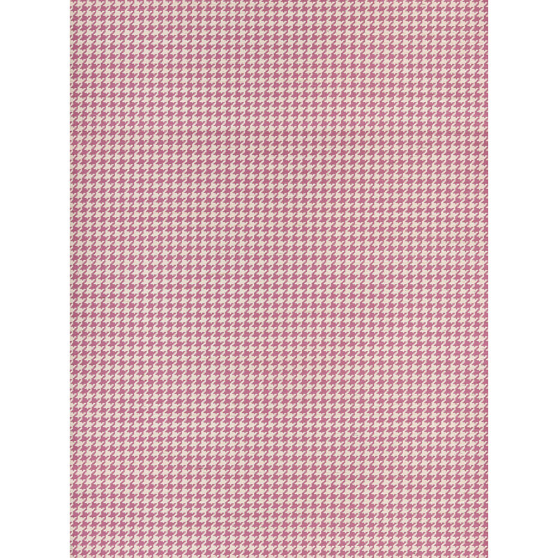 Décoration murale en sisal pied-de-poule, Framboise