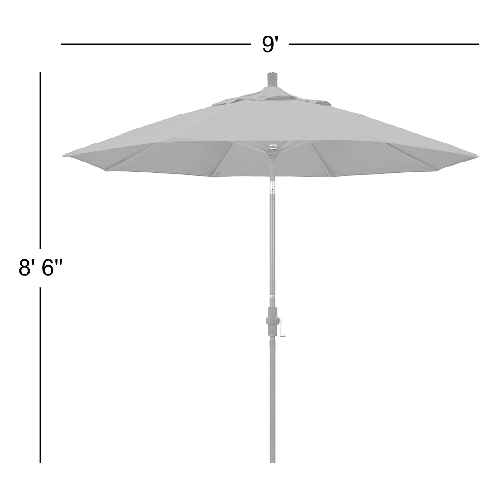 Romany 108'' Outdoor Umbrella, Royal Blue Performance