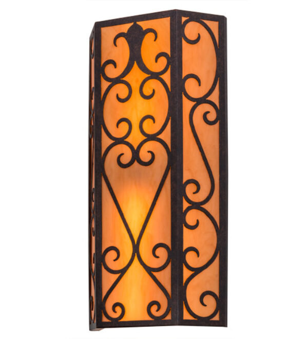 Plafonnier encastré 2 lumières Mia, Rouille organique, Nouveau mica