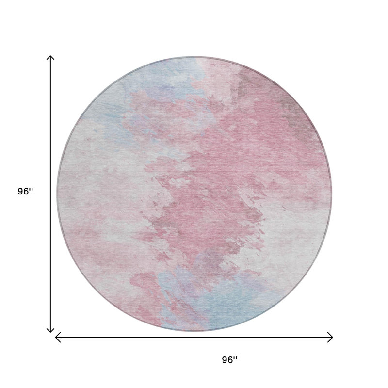 Tapis rond 8 po