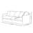 Modern Simple Creative Red Sofa