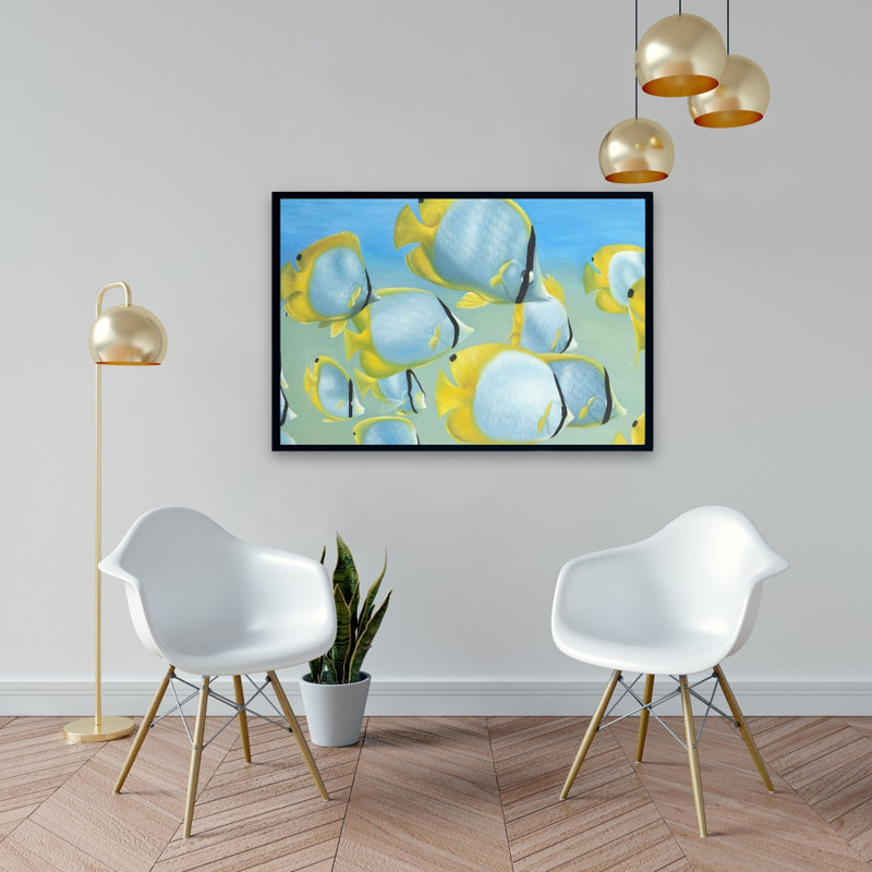 «Butterfly Fishes», reproduction sur toile