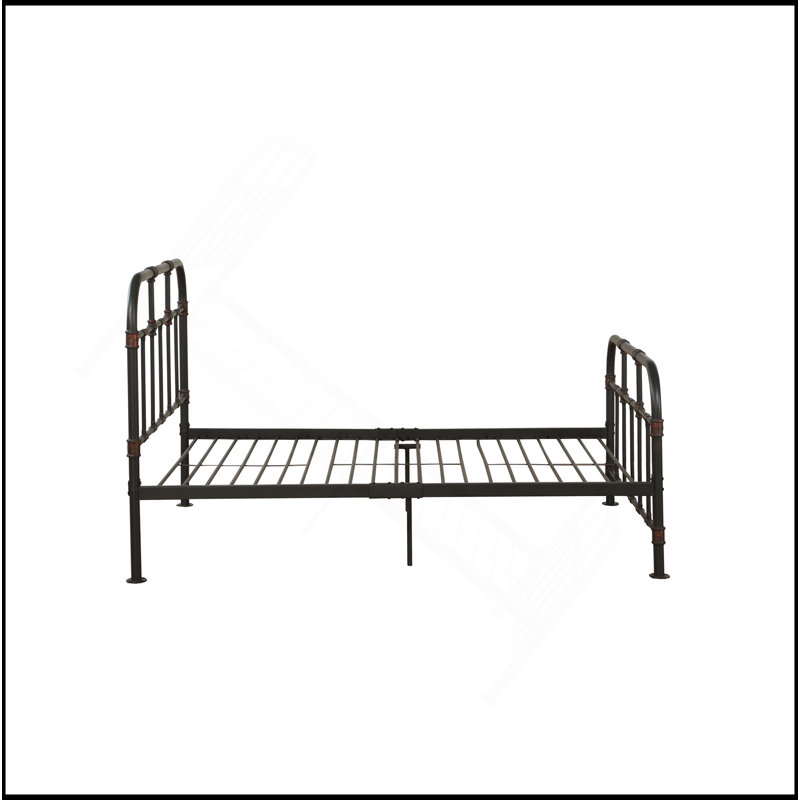 Sandy Grey Full Panel Bed With Slat