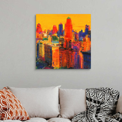 «Fifth and Madison» par Peter Graham - reproduction d'art sur toile