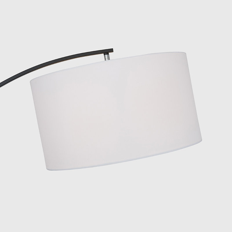 153.5cm Black Arched Floor Lamp