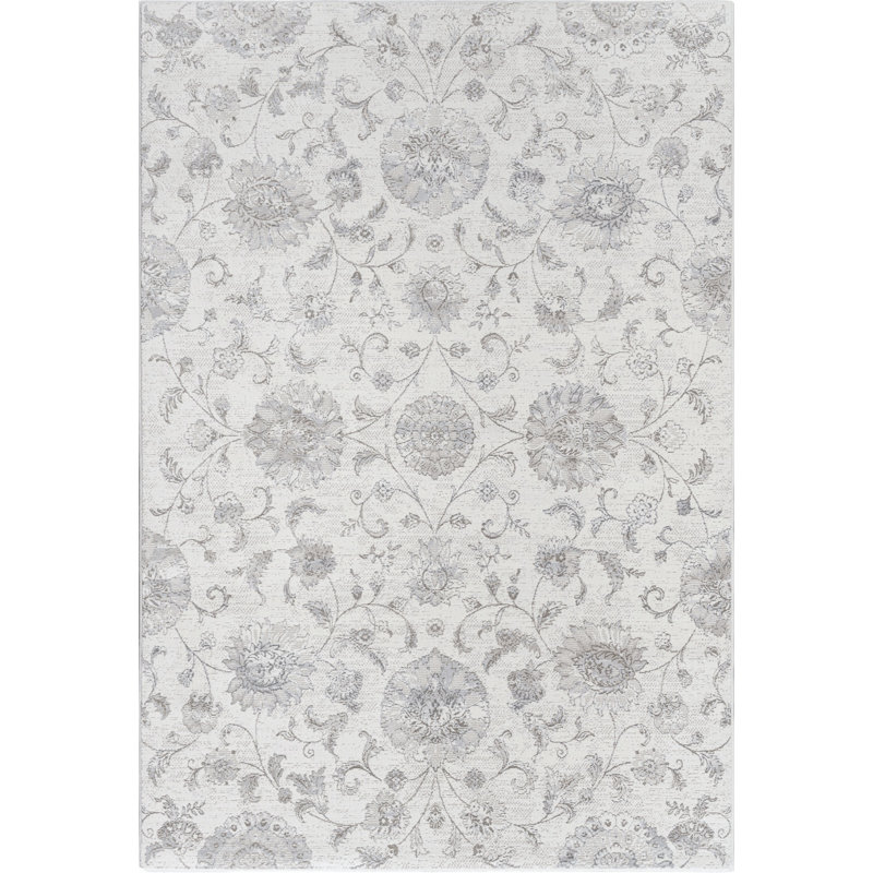 Floral Area Rug, Rectangle 120 x 170 cm