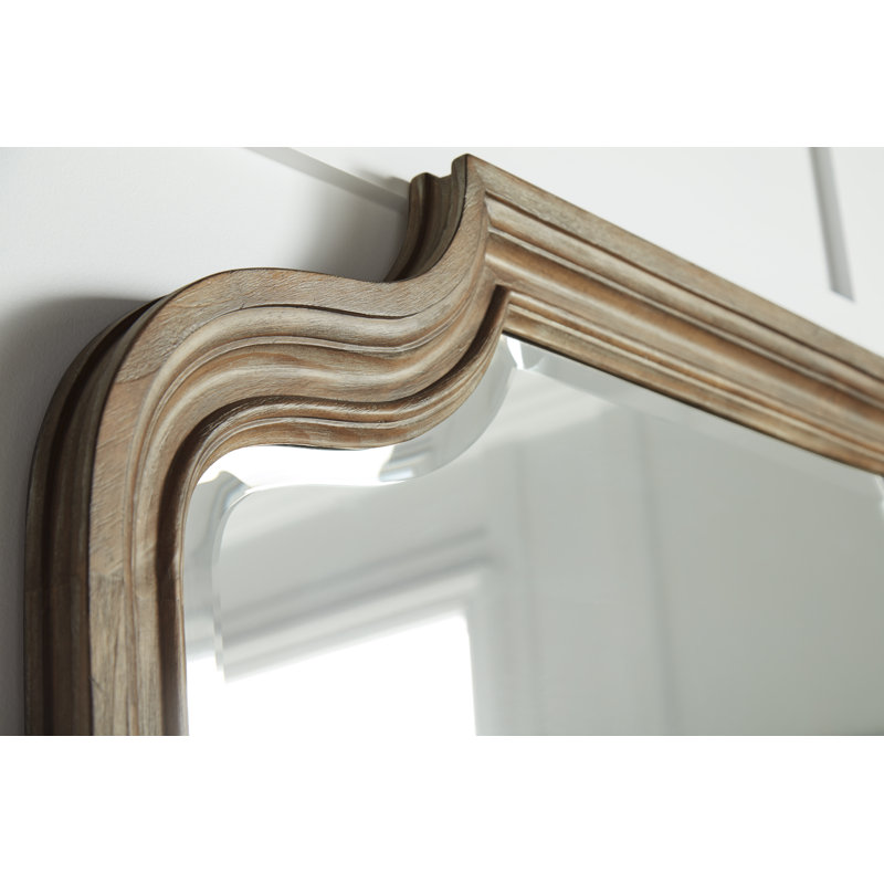 Architrave Wood Flat Mirror