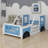 Classic Car-Shaped Platform Bed With Wheels