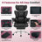 Ergonomic Big & Tall Executive Office Chair with Adjustable Padded Armrest, 350 lbs Heavy Duty Recliner with Headrest and Footrest, Luxury Embossed Pet-Friendly PU Leather, Swivel Office Chair with Lumbar Support-1691477714