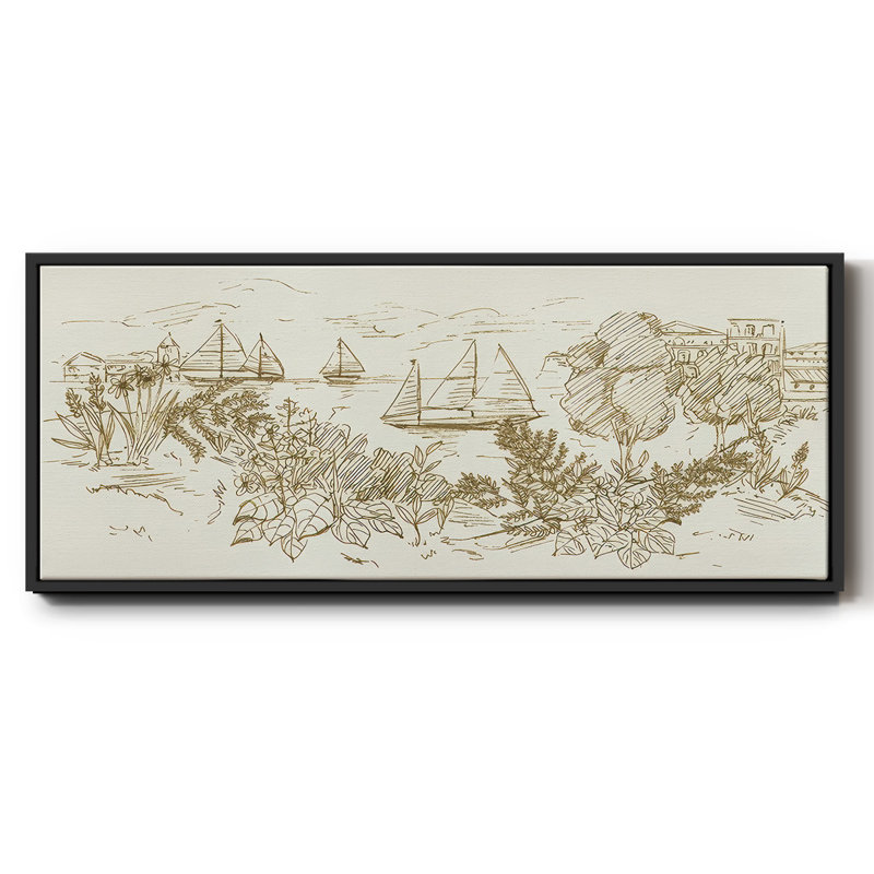 Autumn Landing II - toile encadrée, H 20 po x l 50 po