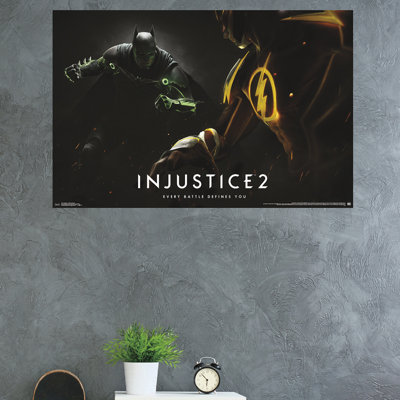 « injustice 2 batman & », impression sur papier flash