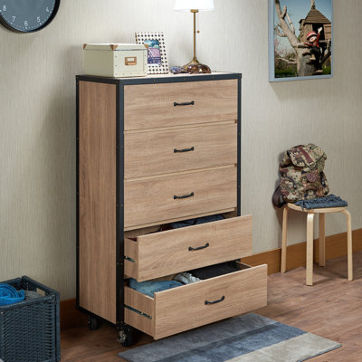 Weathered Light Oak Finish Chest