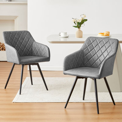 50cm H Upholstered Metal Armchair