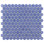 Tribeca 1" Hex Glossy 10-1/4 " x 11-7/8 " Porcelain Mosaic Floor and Wall Tile