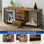 Cage pour chien avec tiroirs Frome 2-en-1