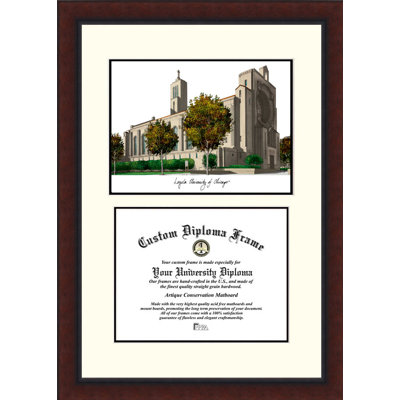 Cadre photo loyola university, diplôme hérité NCAA