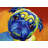 Curious pug - Orange Animals Framed Matted Print for Decor