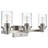 Bathroom Light Fixtures, Bathroom Lighting Fixtures Over Mirror With Clear Glass Shade, Vanity Lights For Bathroom Living Room Bedroom, ETL Listed-309058454-309058440