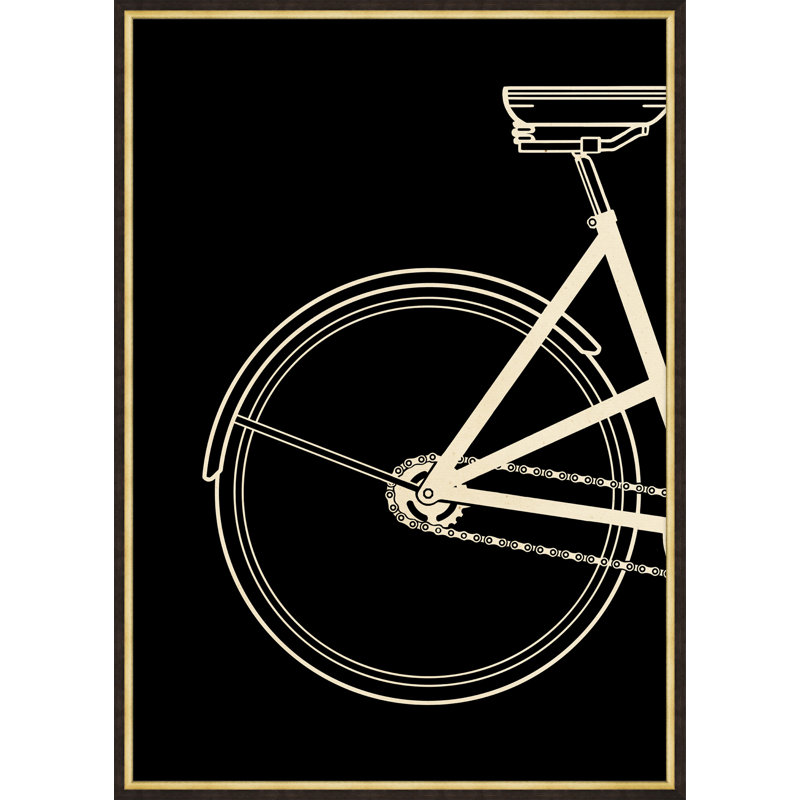 «Tandem Bicycle Tryptic», cadre photo, impression sur papier