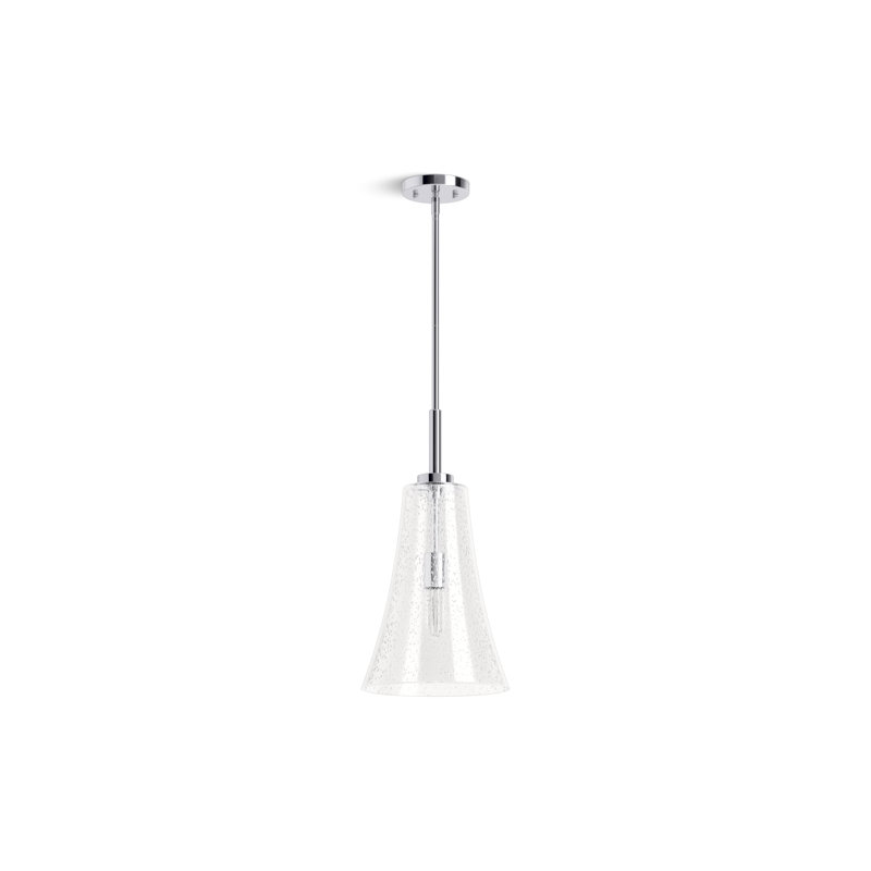 Simplice 14 In. Pendant, 63.68" H x 10" W x 10" D, Polished Chrome