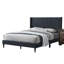 Charbon de bois lit de taille grand lit 1pc-557319375