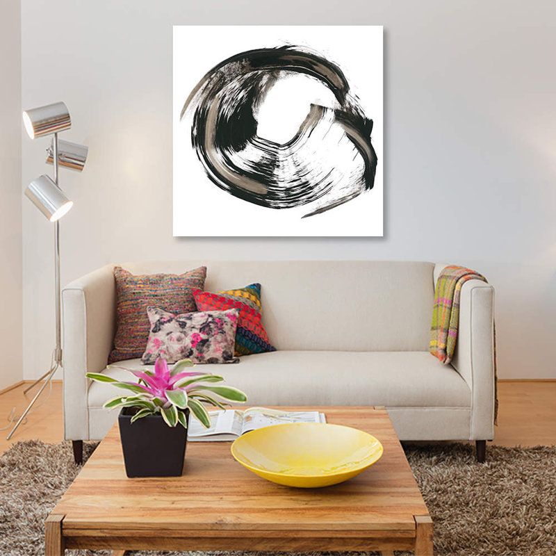 « circulation study iv », reproduction d’impression sur toile, H 26 po x l 26 po x P 1,5 po, Toile tendue, Pas de tapis