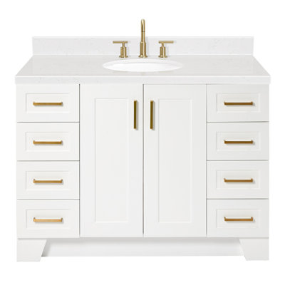 Freitas 48'' Solid Wood Single Bathroom Vanity
