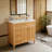 Bathroom Vanity with Sink, Flip-Out Drawer, 3 Drawers and 2 Soft-Close Doors