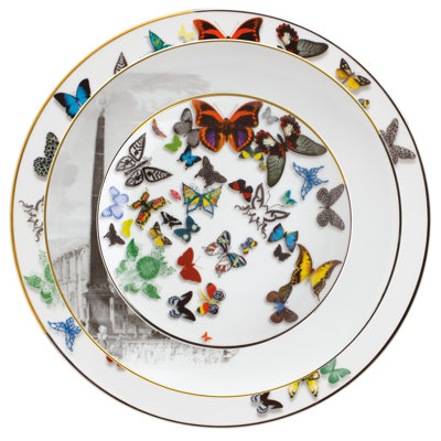 Butterfly Parade Porcelain China Charger