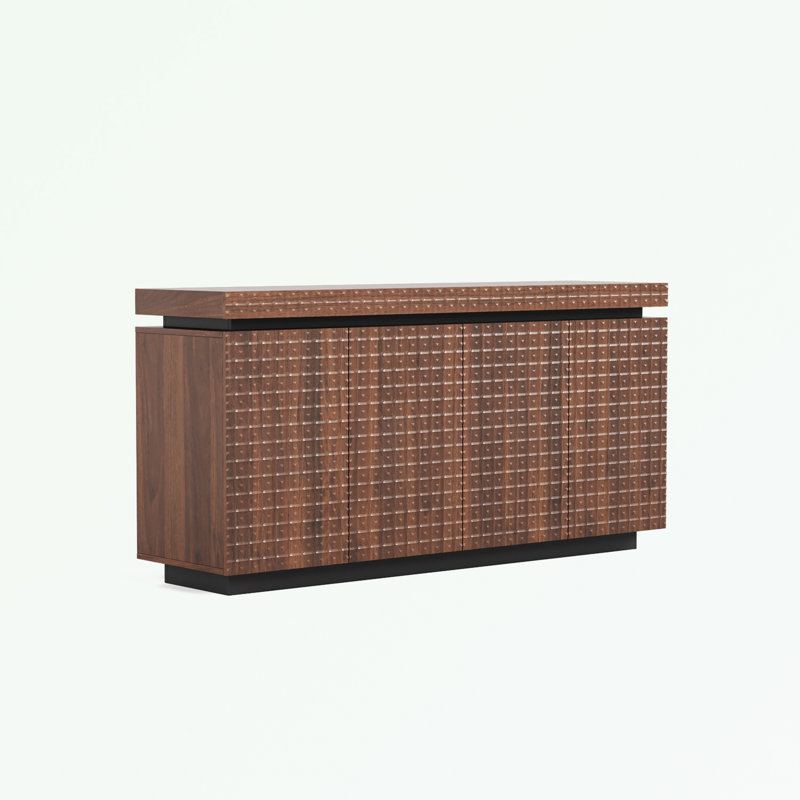 Buffet 4 portes avec tablette intérieure