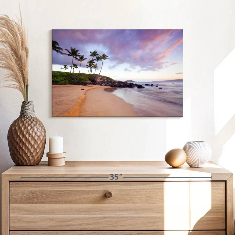 Gillard South Maui Gillard coucher de soleil, H 16 po x l 24 po