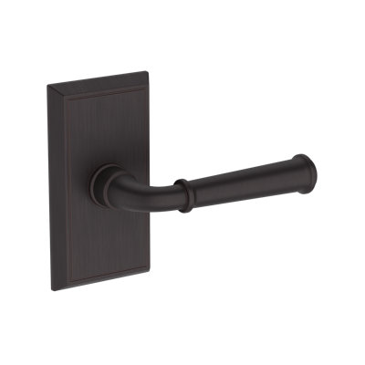 Dunsmoor Half Dummy Lever with Chamfered 5in Rose in Lifetime (PVD)