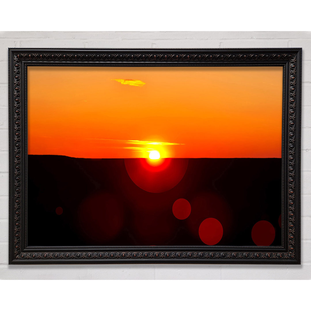 Sunset Sparkle - Einzelner Bilderrahmen Kunstdrucke