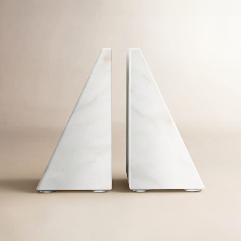Matheson Glam Marble Non-Skid Bookends