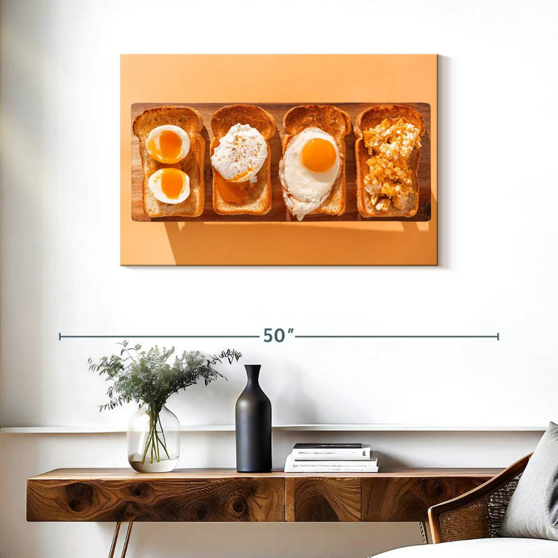 Variété d'œufs grillés Yarlin, H 24 po x l 36 po