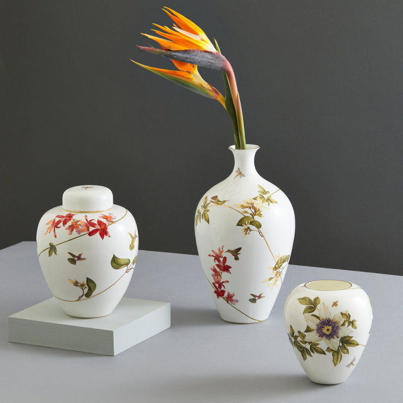 Wedgwood Hummingbird Vase 13.7In