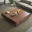 Table basse moderne simple en noyer noir-107556464