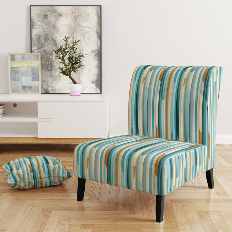 Fauteuil de chambre Serene Stripes - Rembourré